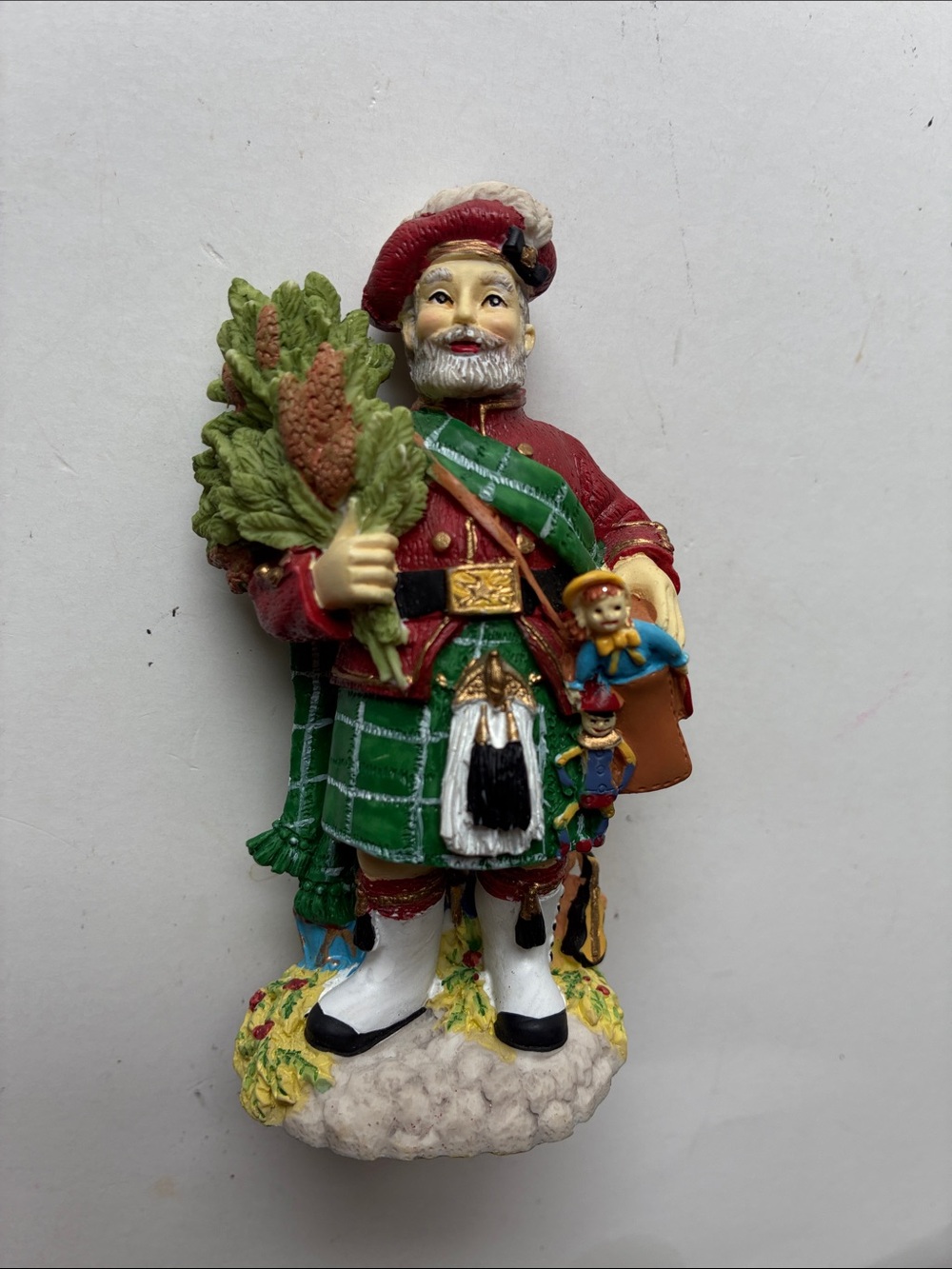 Vintage International The First Footer Scottish Santa